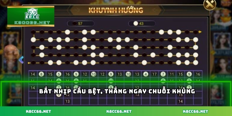 Bắt nhịp cầu bệt, thắng ngay chuỗi khủng