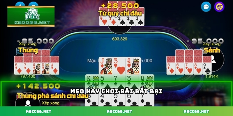 Mẹo hay chơi bài bất bại