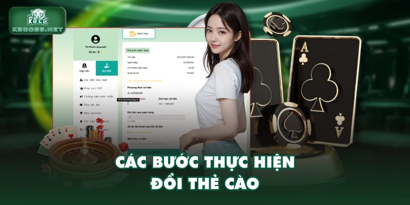 Các bước thực hiện đổi thẻ cào